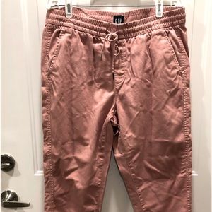 Gap cotton canvas pull on pants